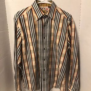 Robert Graham button down shirt , flip cuff.